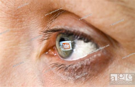 Eye, Logo Youtube, Stock Photo, Picture And Rights Managed Image. Pic ...