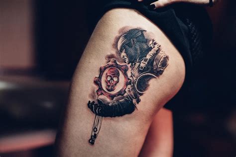 Gears Of War Lancer Tattoo