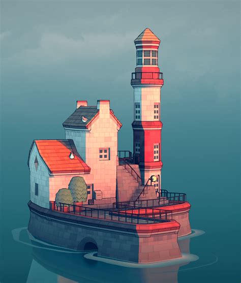 Lighthouse Keeper Wanted : r/Townscaper