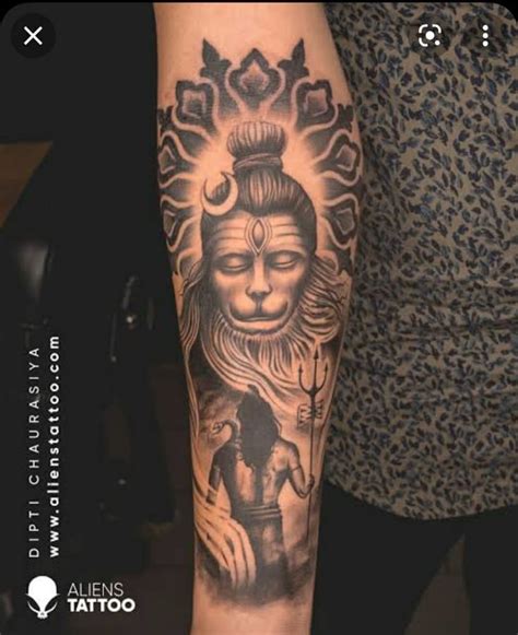 hanuman tattoo full hand hanuman chalisa tattoo ideas hanuman shiva