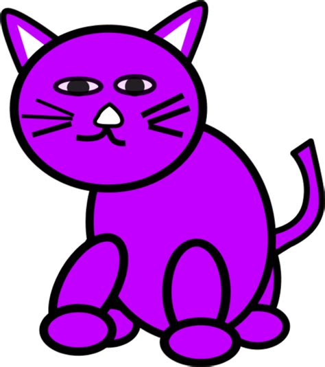 Download High Quality Cat clipart purple Transparent PNG Images - Art ...