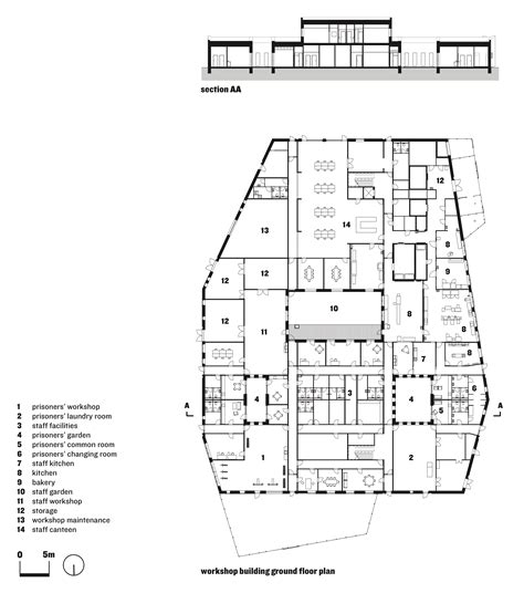 prison building drawing