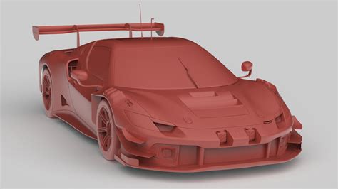 GT3 Mod Development: 296 GT3 Preview Renders – Assetto Corsa Mods