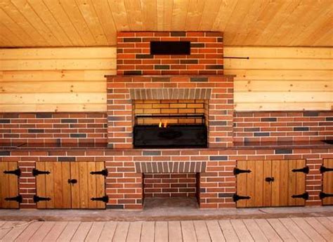Печи-барбекю | Outdoor kitchen, Barbecue garden, Fireplace