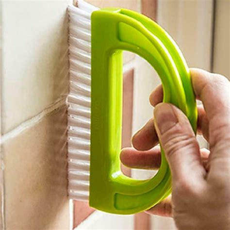 3 IN 1 TILE GROUT CLEANING BRUSH MOULD REMOVER NARROW STIFF SCRUB STAIN ...