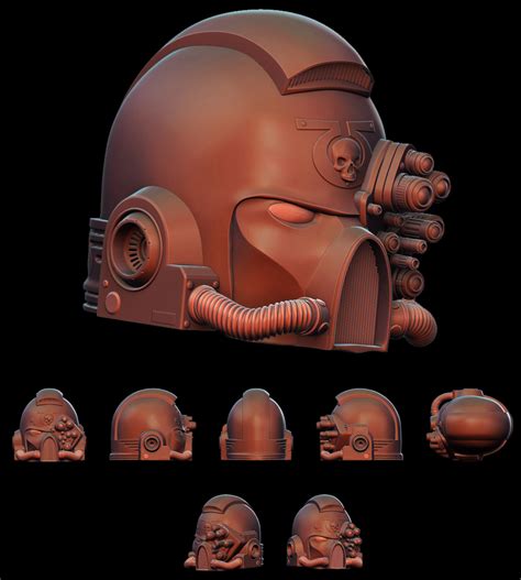 Space Marine Helmet V.01 by Asmgee on DeviantArt