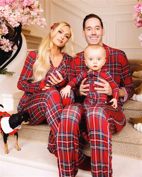 Paris Hilton Poses with Kids for First Family Christmas Photos (Exclusive)