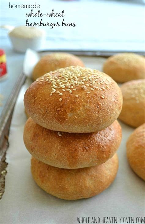 homemade  wheat hamburger buns artofit