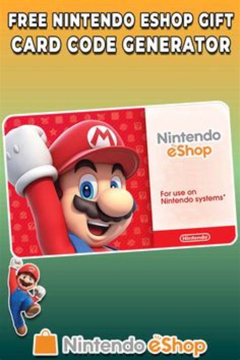 Pin free nintendo eshop gift cards 2023 how to get free eshop codesfree ...