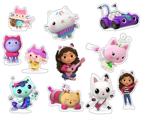 Instant Download Gabby Dollhouse Cake Topper Instant Download - Etsy México