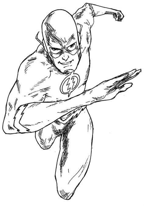 Desenho Do Flash Para Desenhar