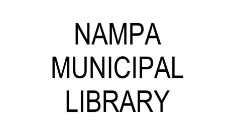 Nampa Municipal Library