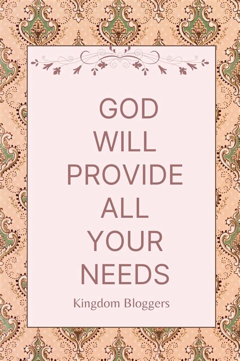 god  provide