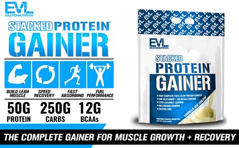 Stacked Protein GAINER (12LB) - EVLUTION NUTRITION