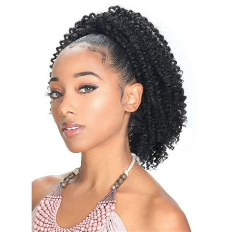 Zury Miss V Synthetic Drawstring Ponytail – Wanda Curl | Drawstring ...