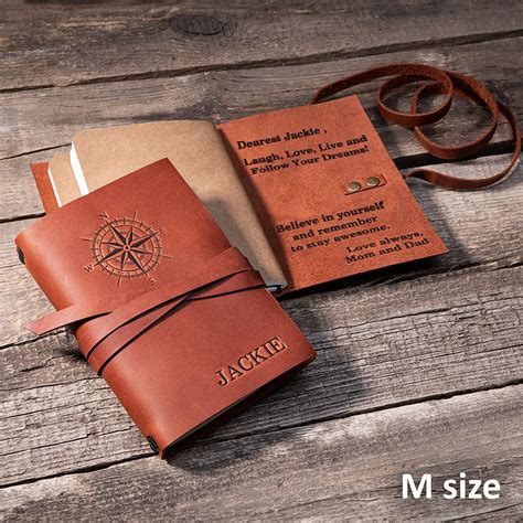 personalized graduation gift leather journal graduation gift