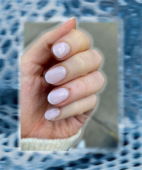 I Got The "Milky French" Manicure — & It's Now My Go-To | Milky nail