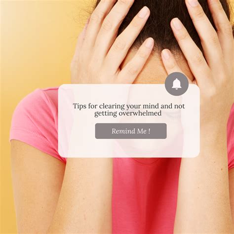 tips  clear  mind tami nicholson