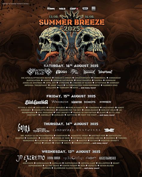 Das SUMMER BREEZE Open Air 2025 – eines der größten Festivals in