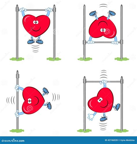 Heart sportsman . stock vector. Illustration of health - 42746028