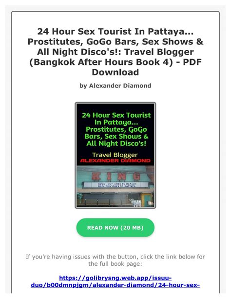 PDF 24 Hour Sex Tourist In Pattaya... Prostitutes, GoGo Bars, Sex Shows