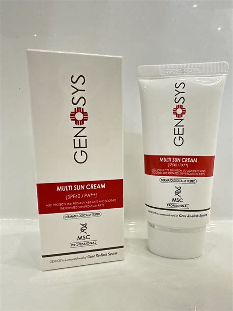 Солнцезащитное средство для лица Genosys Multi Sun Cream SPF 40+ PA++ ...