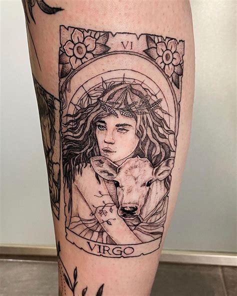 virgo aries tattoo 5
