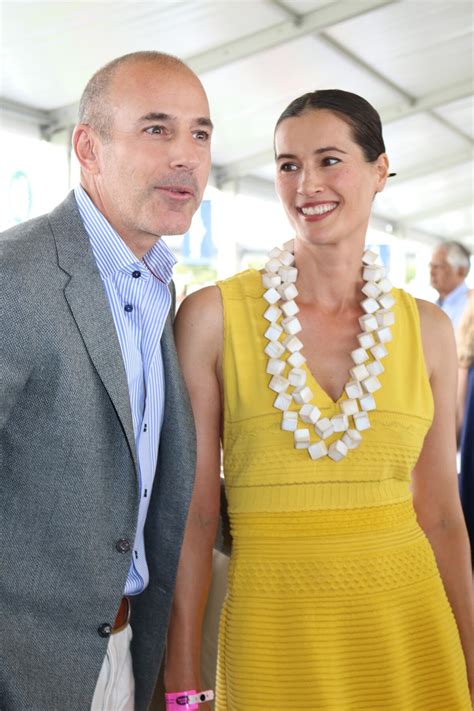 Photo : Matt Lauer et sa femme Annette Roque dans les Hamptons en août