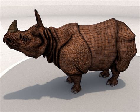 rhinoceros  model turbosquid