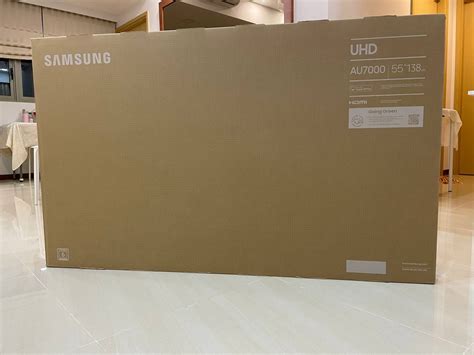 55” Samsung AU7000 4K Smart UHD TV (2021), TV & Home Appliances, TV ...