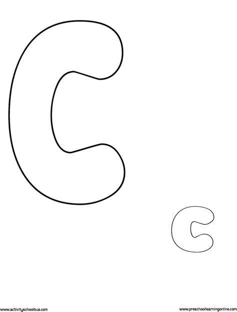 Буква с картинки печатная