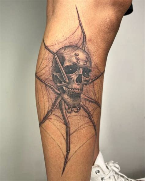 30 Dark & Scary Spider Tattoo Ideas for Men & Women in 2023