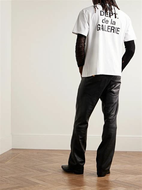 Gallery Dept. - Logo-Print Cotton-Jersey T-Shirt - White Gallery Dept.