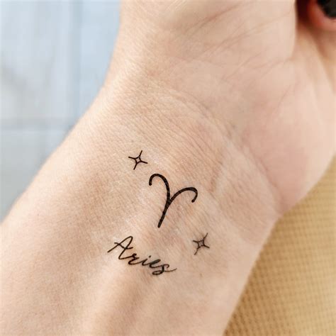 Simple Aries Tattoos