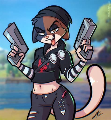 #194644 - safe, artist:psicoyote, meow skulls (fortnite), calico, cat