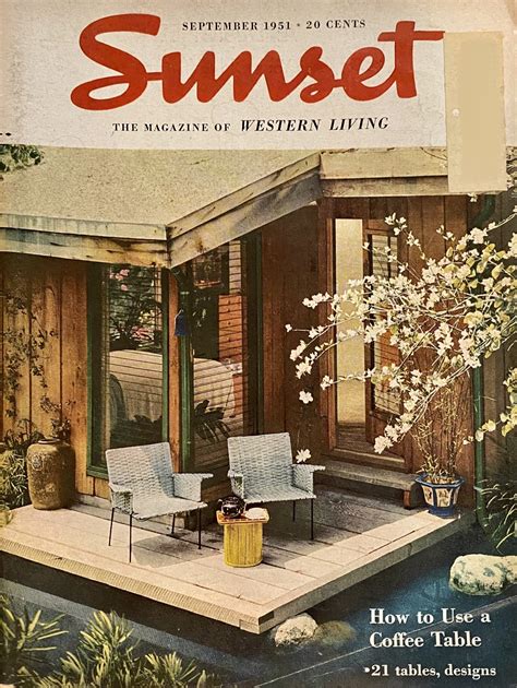 Sunset Magazine September 1951 — Vintage Sunsets: The Covers of Sunset