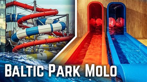 ALL WATER SLIDES at Baltic Park Molo Aquapark, Poland! - YouTube