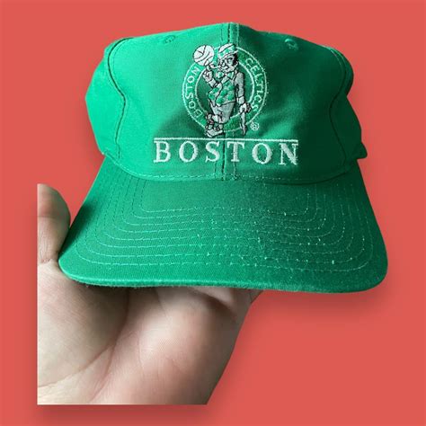 Vintage Boston Celtics SnapBack Hat - One Size... - Depop