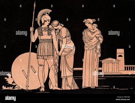 Hector meeting andromache hi-res stock photography and images - Alamy