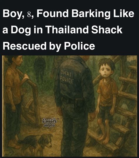 Truth - An eight-year-old boy in Thailand was found living among six