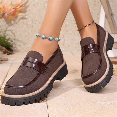 women platform loafers 8