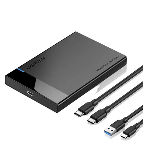 ᐉ Внешний карман для жесткого диска UGREEN US221 2,5" SATA Black (60735)