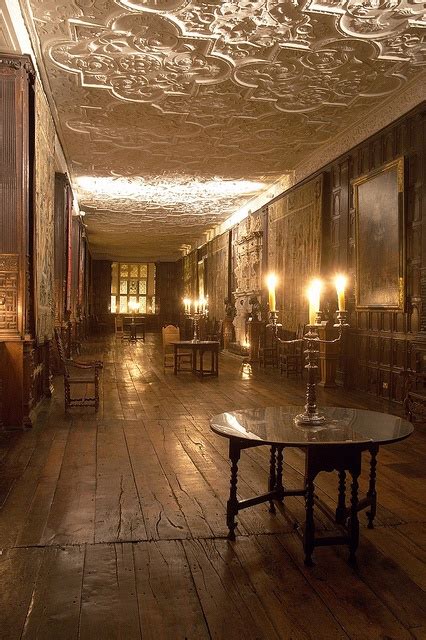 Long gallery at Aston Hall | Castles interior, 1910s house interior ...