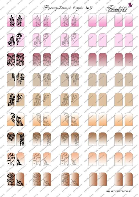 Вензеля на ногтях: фото пошагово для начинающих | Swirl nail art ...