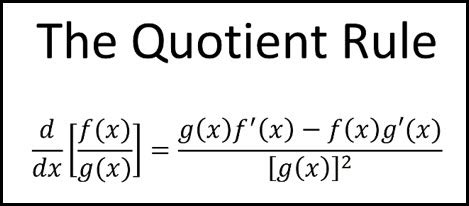 Differentiation- Quotient Rule | andymath.com