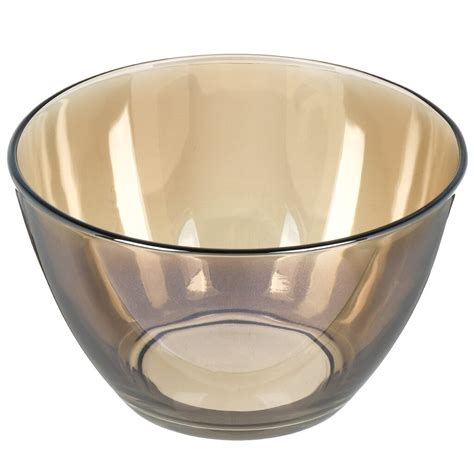 Салатник стекло, круглый, 18.8х11 см, Шоколад, Glasstar, RNCH_1329_1 ...