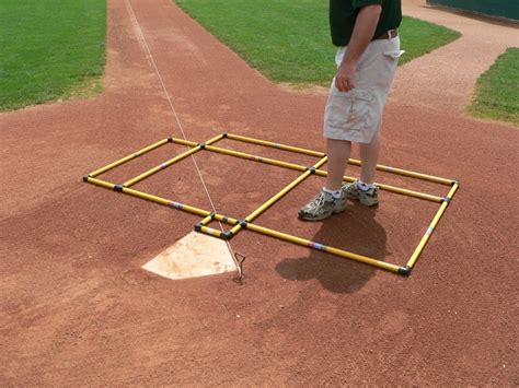 Beacon Triple Play Batters Box Template - TRUE PITCH, INC.