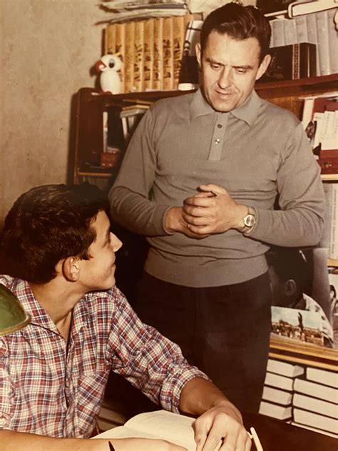 Doomed cosmonaut Vladimir Komarov (back) and his son Yevgeny. ~1965/66 ...