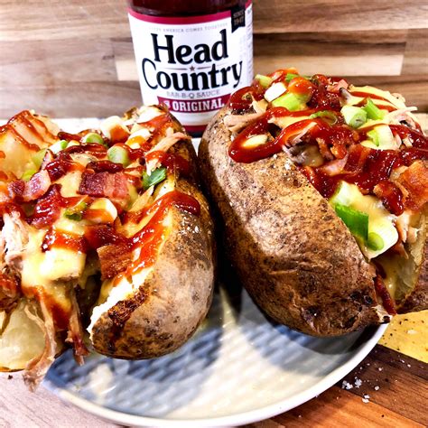 Pulled Pork Baked Potato | How To Prepare A BBQ Stuffed Baked Potato