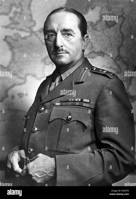 ALAN BROOKE, 1st Viscount Alanbrooke (1883-1963) British Army officer in 1943. Photo : British ...